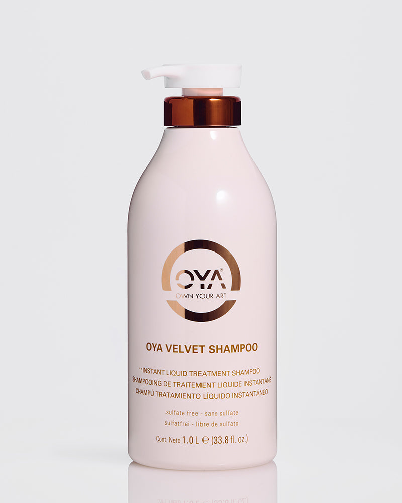 OYA Velvet Shampoo with Sea Kelp, Green Tea & Caffeine (300ml / 10.1 fl. oz)