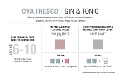 OYA Fresco Quenching Color Conditioner - Gin & Tonic (200ml / 6.9 fl.oz.)