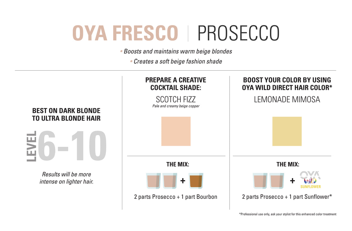 OYA Fresco Quenching Color Conditioner - Prosecco (200ml / 6.9 fl.oz.)
